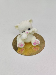 Фигурка из шоколадной глазури Котик, цветная