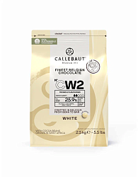 Шоколад белый Callebaut в галлетах 25,9% CW2 2,5 кг