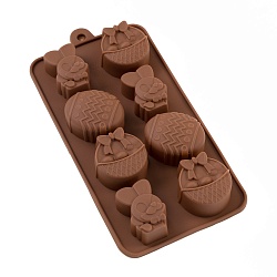 Форма силиконовая "Пасха" 21*10см 8 ячеек